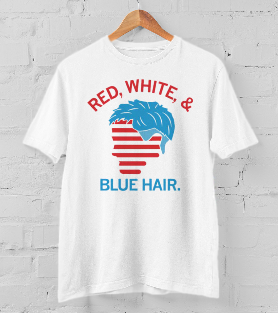 Red White And Blue Hair T-Shirt