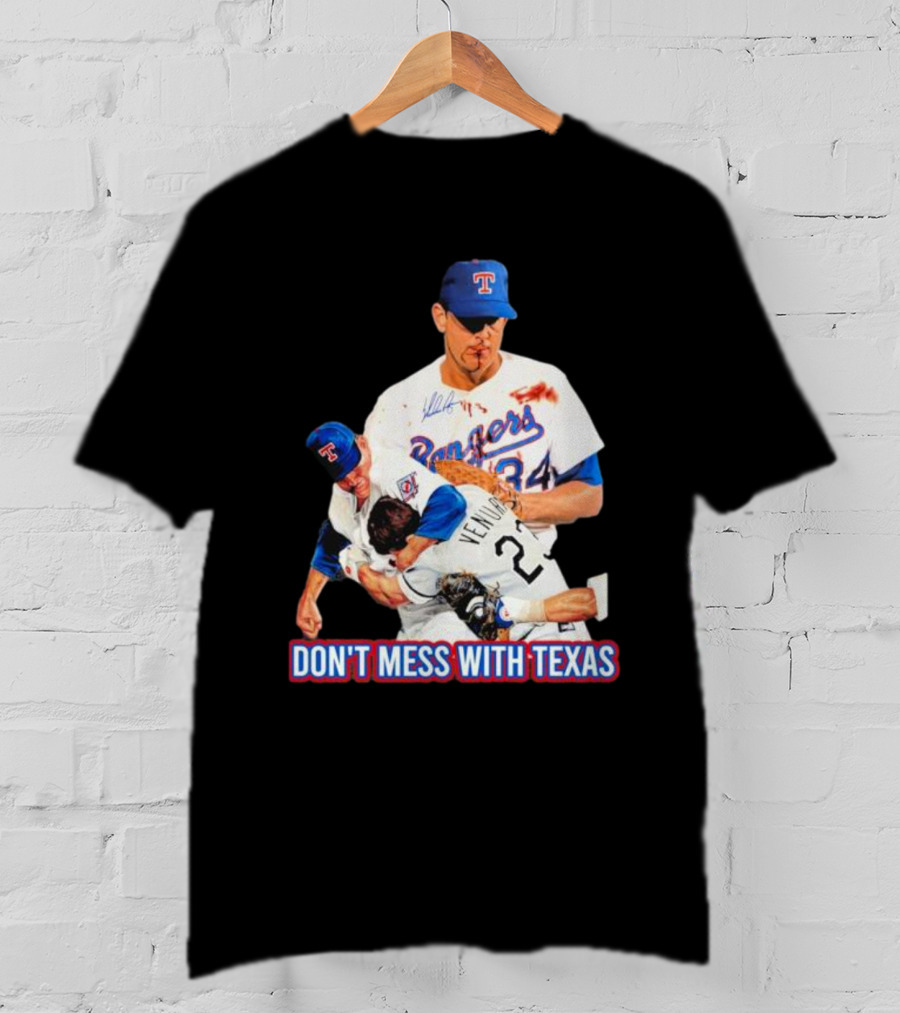 Nolan Ryan Texas Rangers Don’t Mess With Texas Ventura Fight T-Shirt