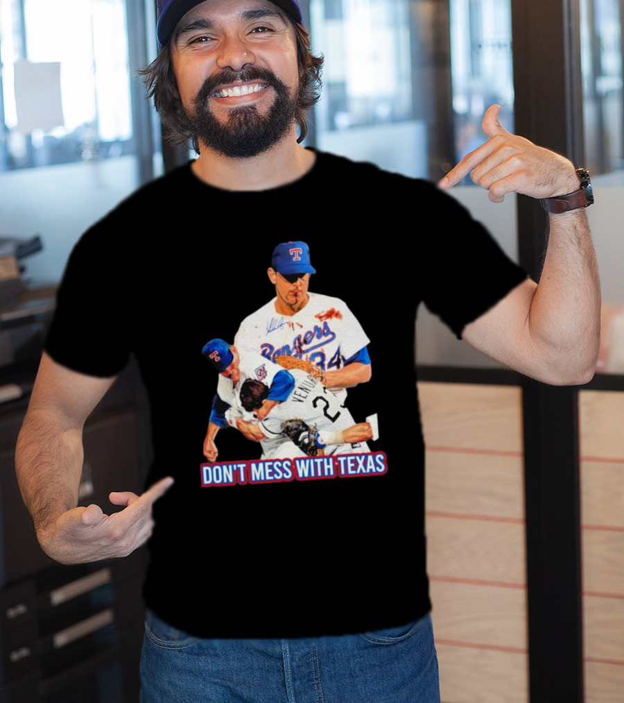 Nolan Ryan Texas Rangers Don’t Mess With Texas Ventura Fight T-Shirt