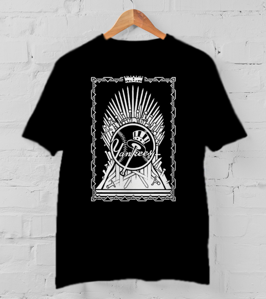 New York Yankees Game Of Thrones Yankees Iron Throne T-Shirt
