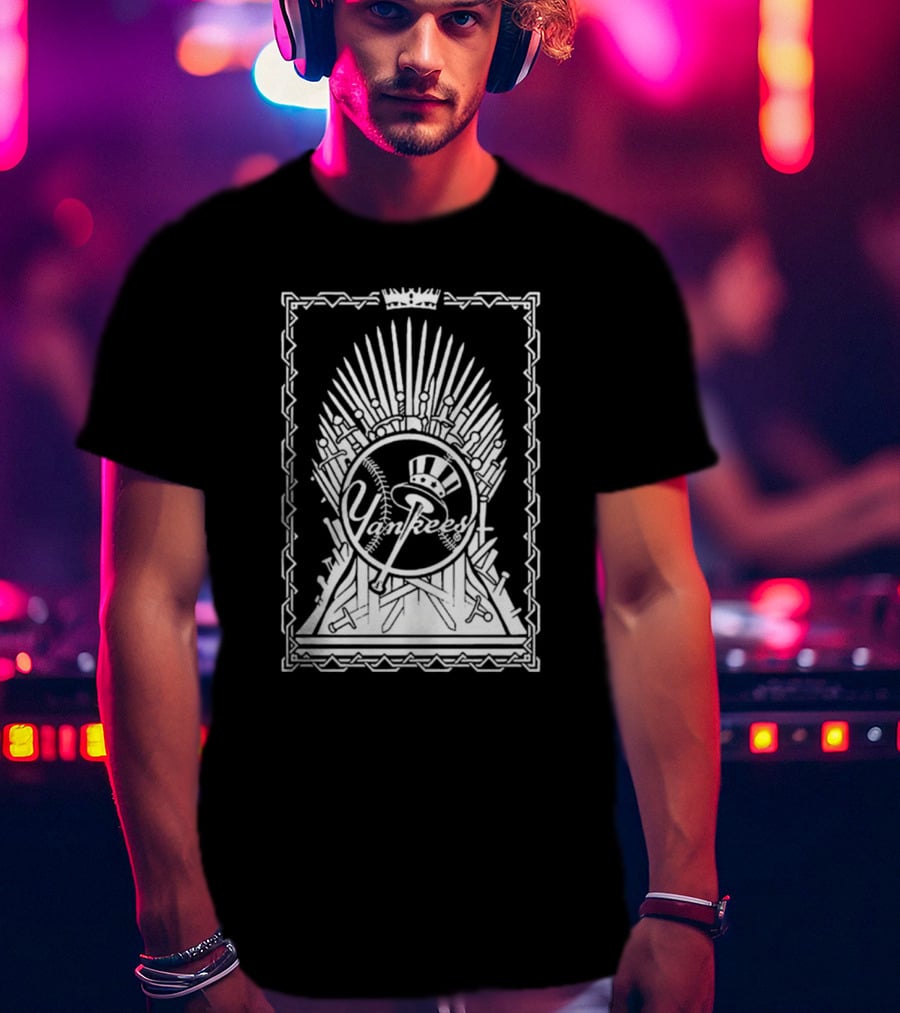 New York Yankees Game Of Thrones Yankees Iron Throne T-Shirt