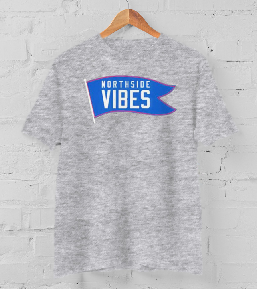 Northside Vibes Chicago Blue Flag T-Shirt