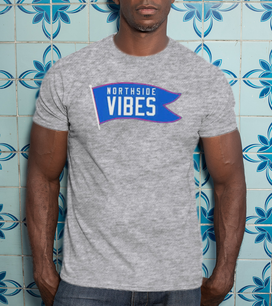 Northside Vibes Chicago Blue Flag T-Shirt