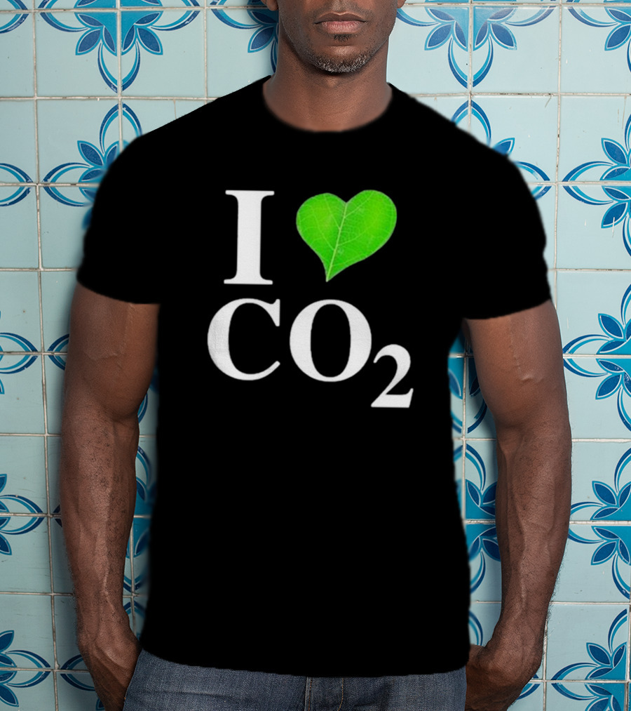 Leaf I Love CO2 Environment Statement Climate Change Awareness T-Shirt