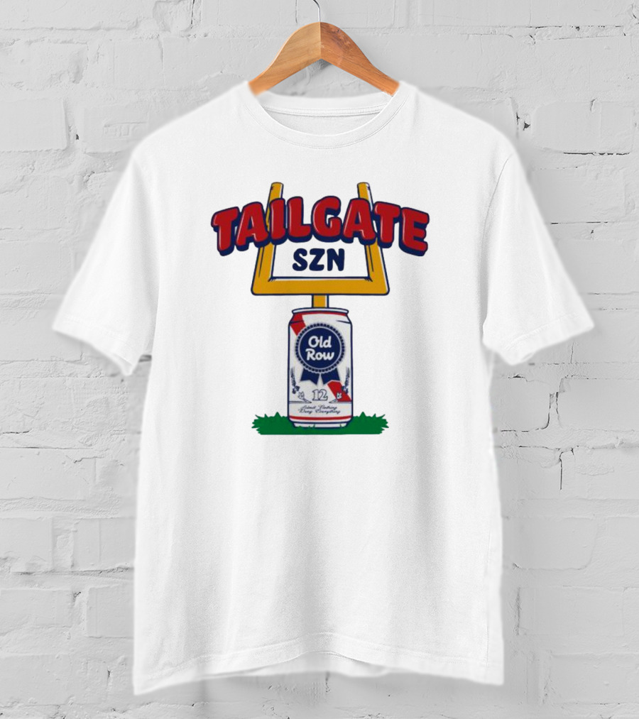 Old Row Ribbon Beer Tailgate SZN 12 Can T-Shirt