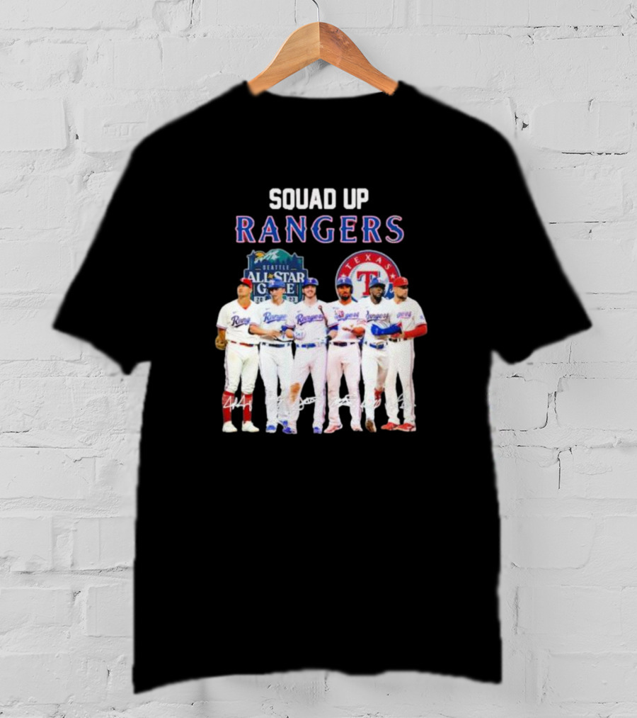 Squad Up Rangers Seattle All-Star Game Texas T-Shirt
