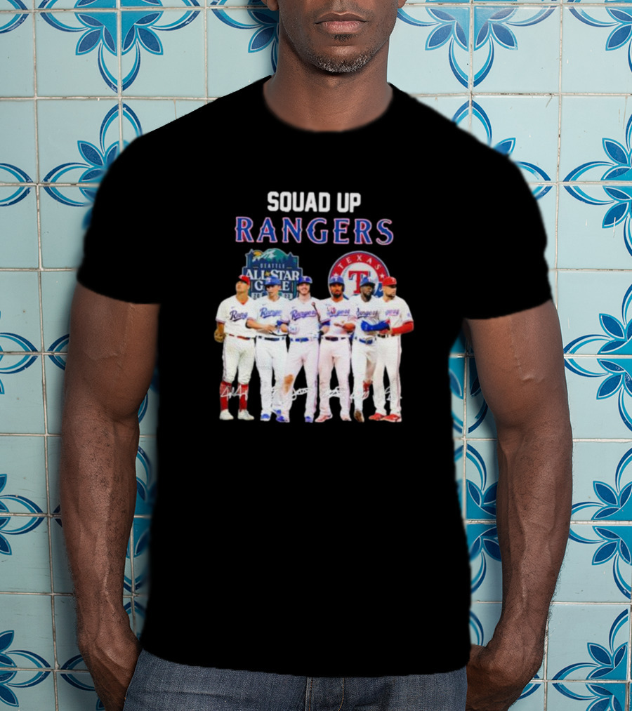 Squad Up Rangers Seattle All-Star Game Texas T-Shirt