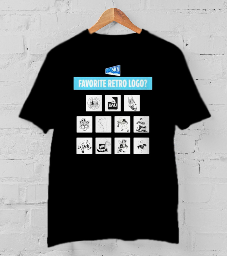 Big Sky Conference Favorite Retro Logo Collection T-Shirt