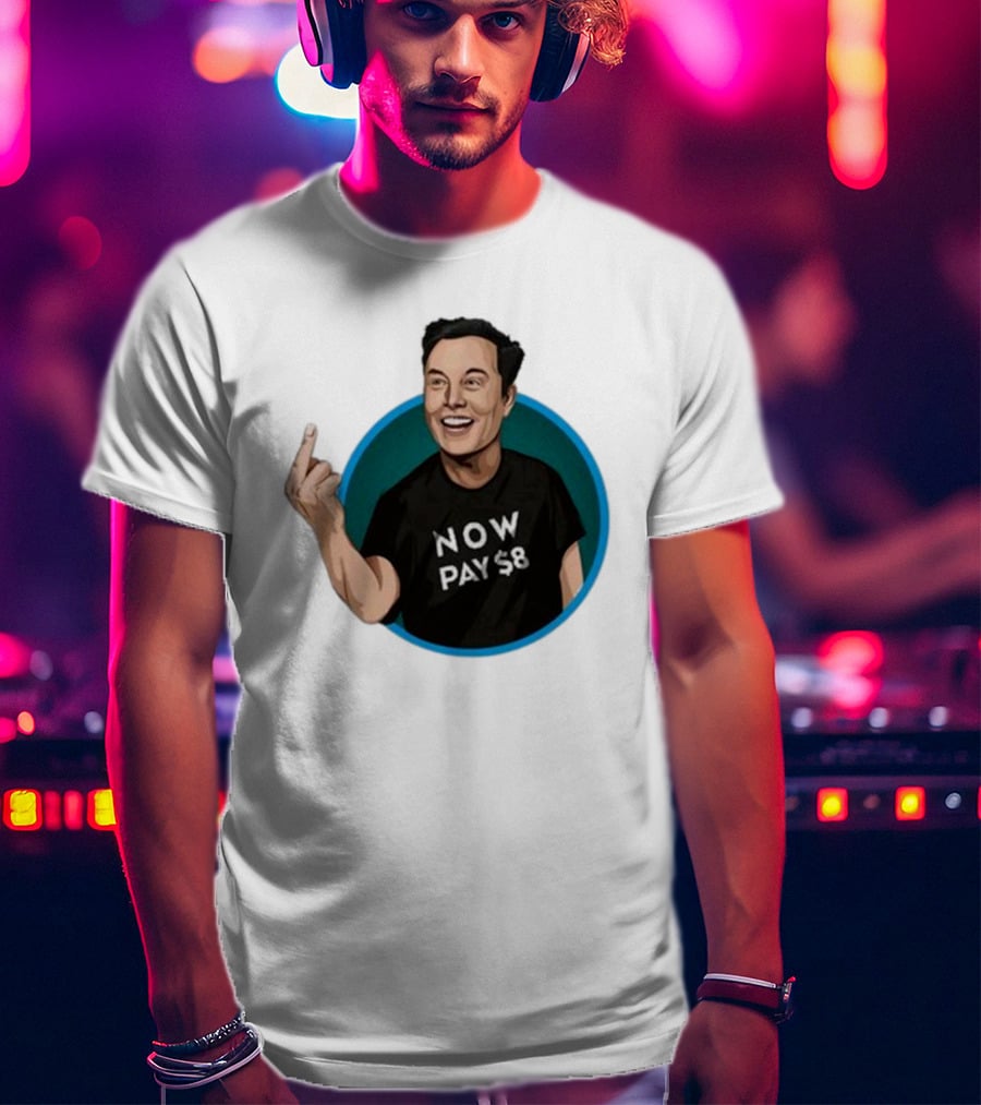Elon Musk Now Pay $8 Circle Gesture T-Shirt