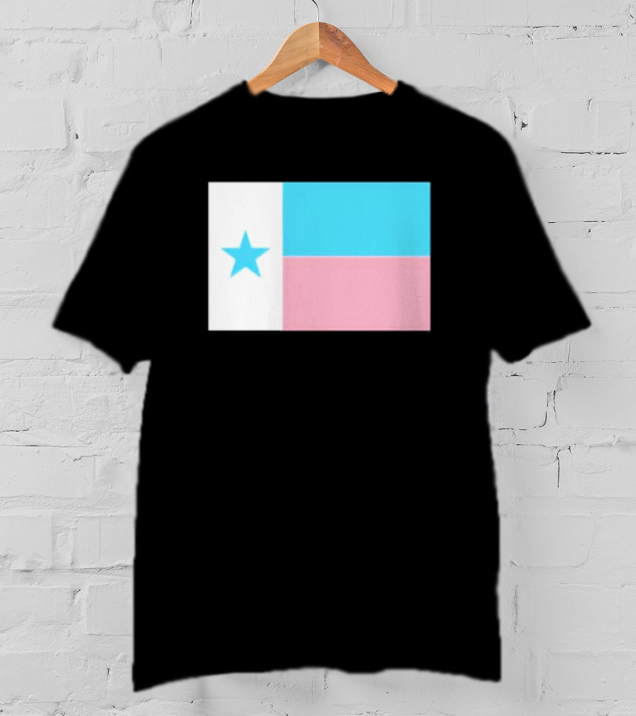 Flags Mashup Bot Texas Trans Pride Trans Texas Flag T-Shirt