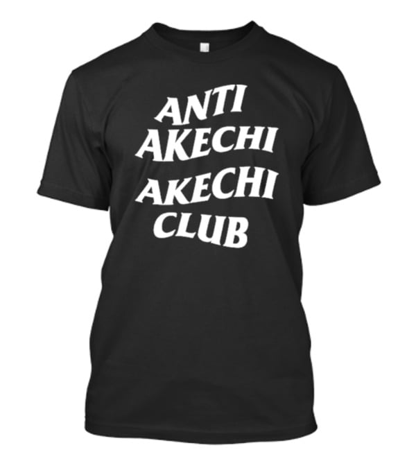 Lilfowl Anti Akechi Akechi Club Text T-Shirt