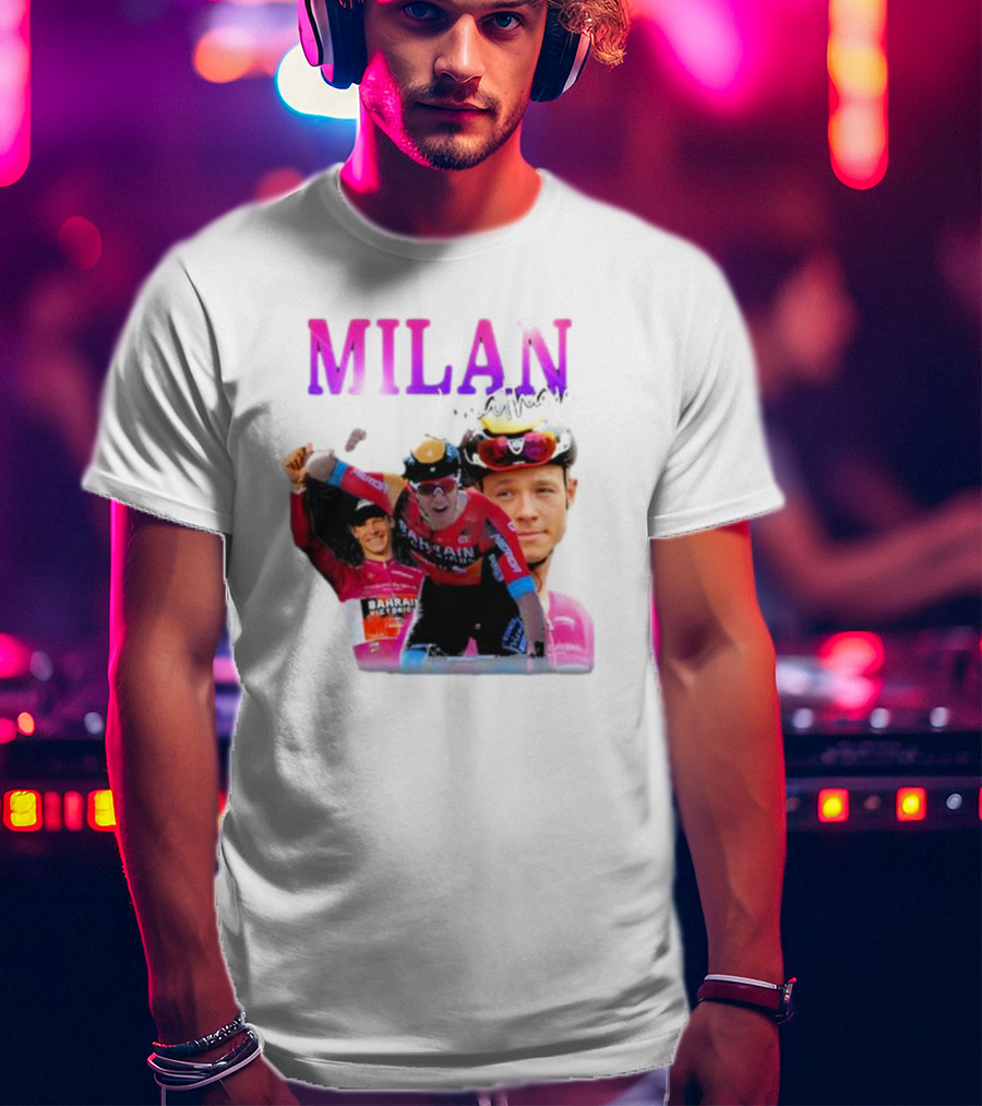 Milan Jonathan Bahrain Cycling Victory T-Shirt