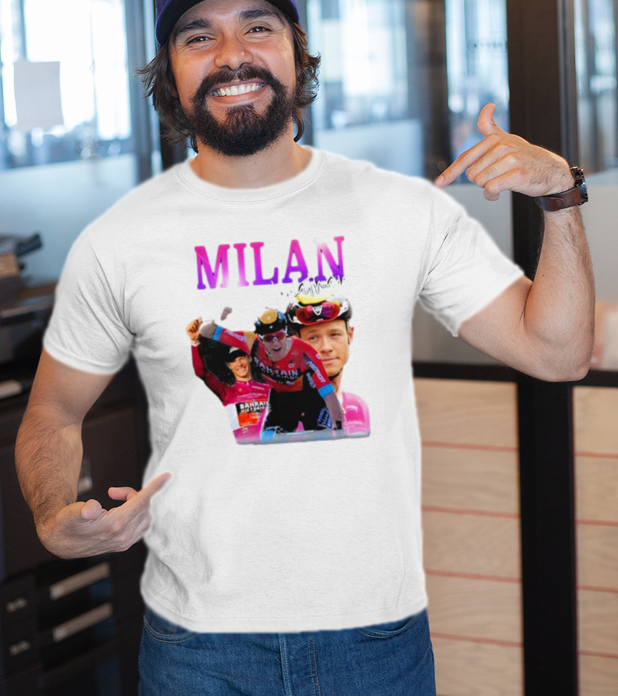 Milan Jonathan Bahrain Cycling Victory T-Shirt