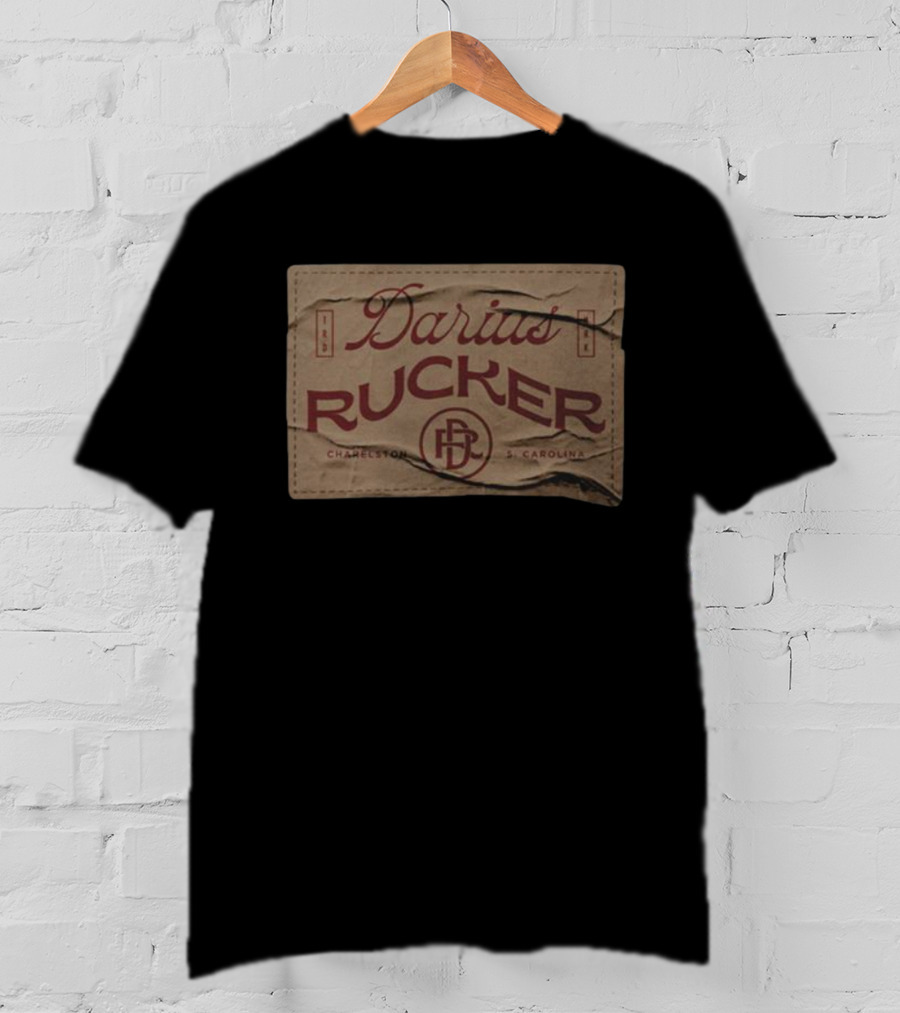 Darius Rucker Charleston South Carolina Denim Label Badge T-Shirt
