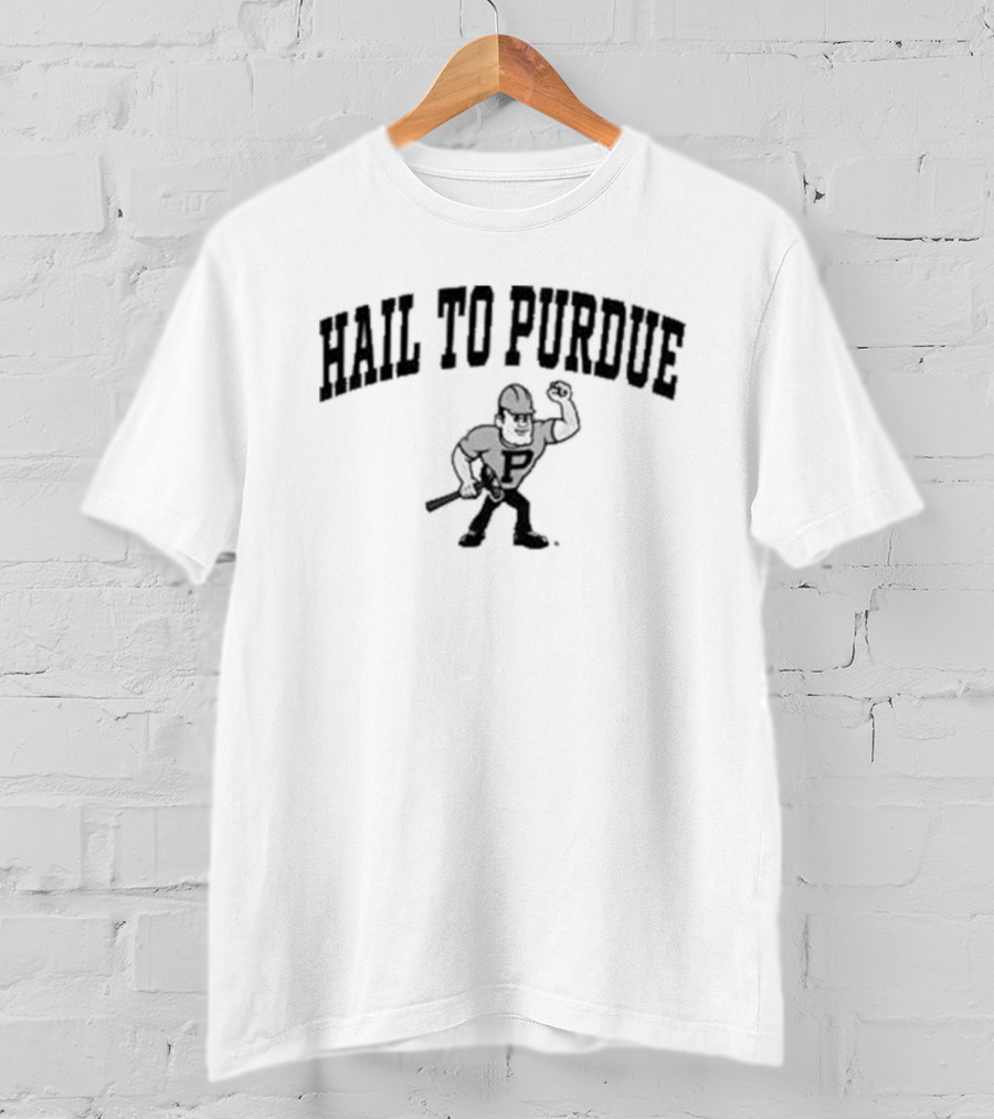 Hail To Purdue Vintage Pete Mascot T-Shirt