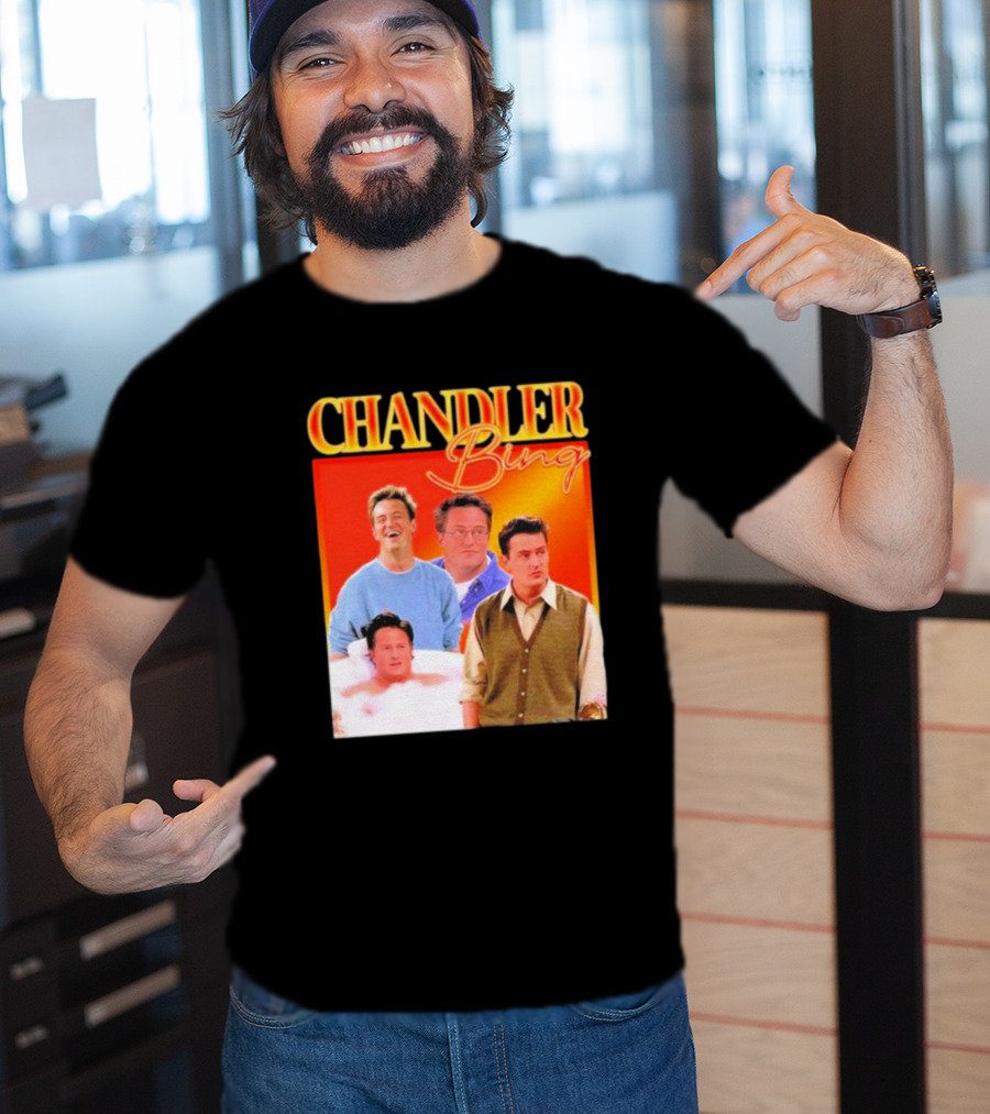Chandler Bing Maddness Shop Homage T-Shirt