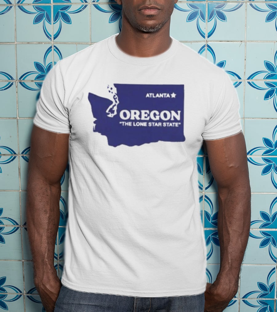 Washington State Oregon The Lone Star State Funny Pacific Northwest Meme T-Shirt