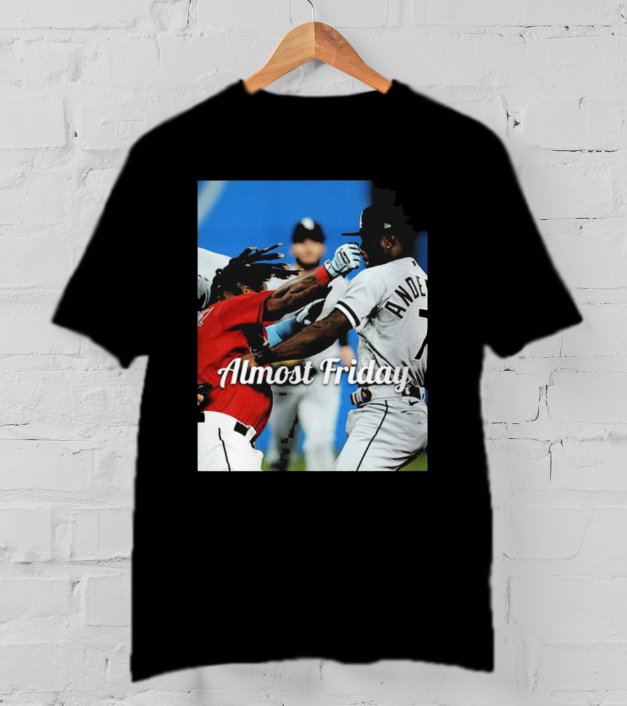 Almost Friday Baseball Knockout Action T-Shirt