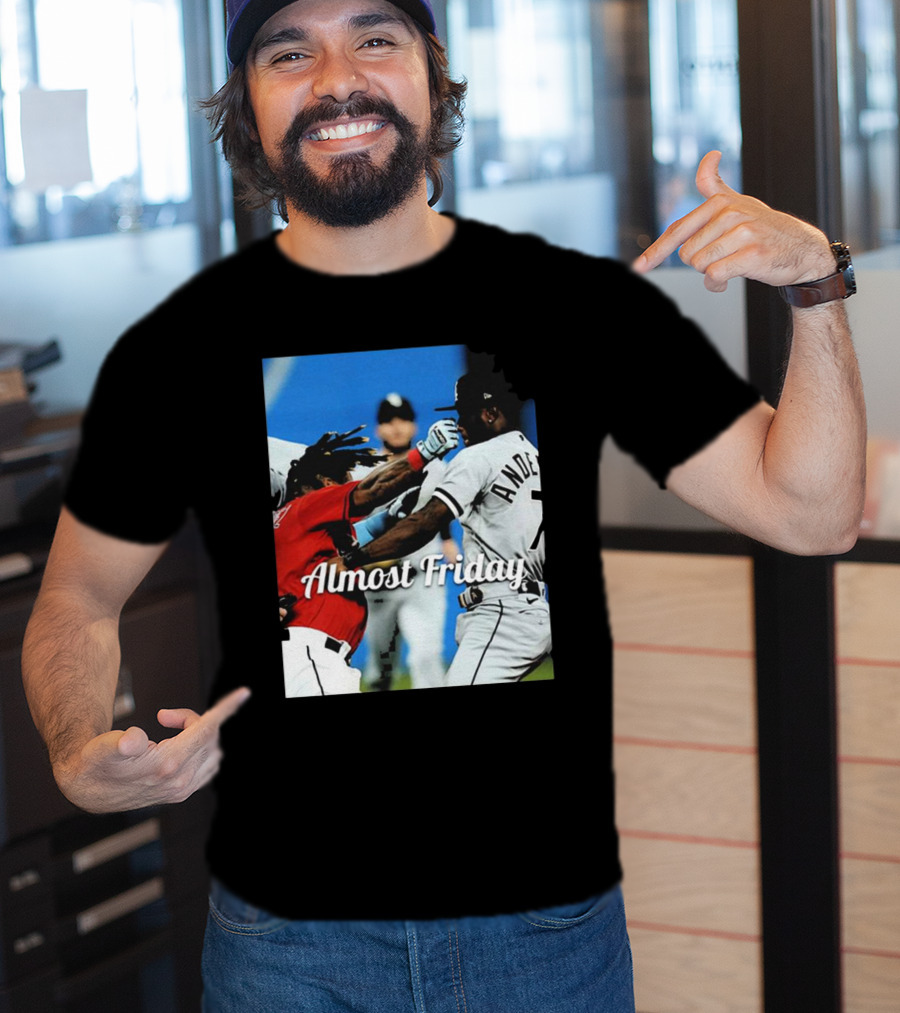 Almost Friday Baseball Knockout Action T-Shirt
