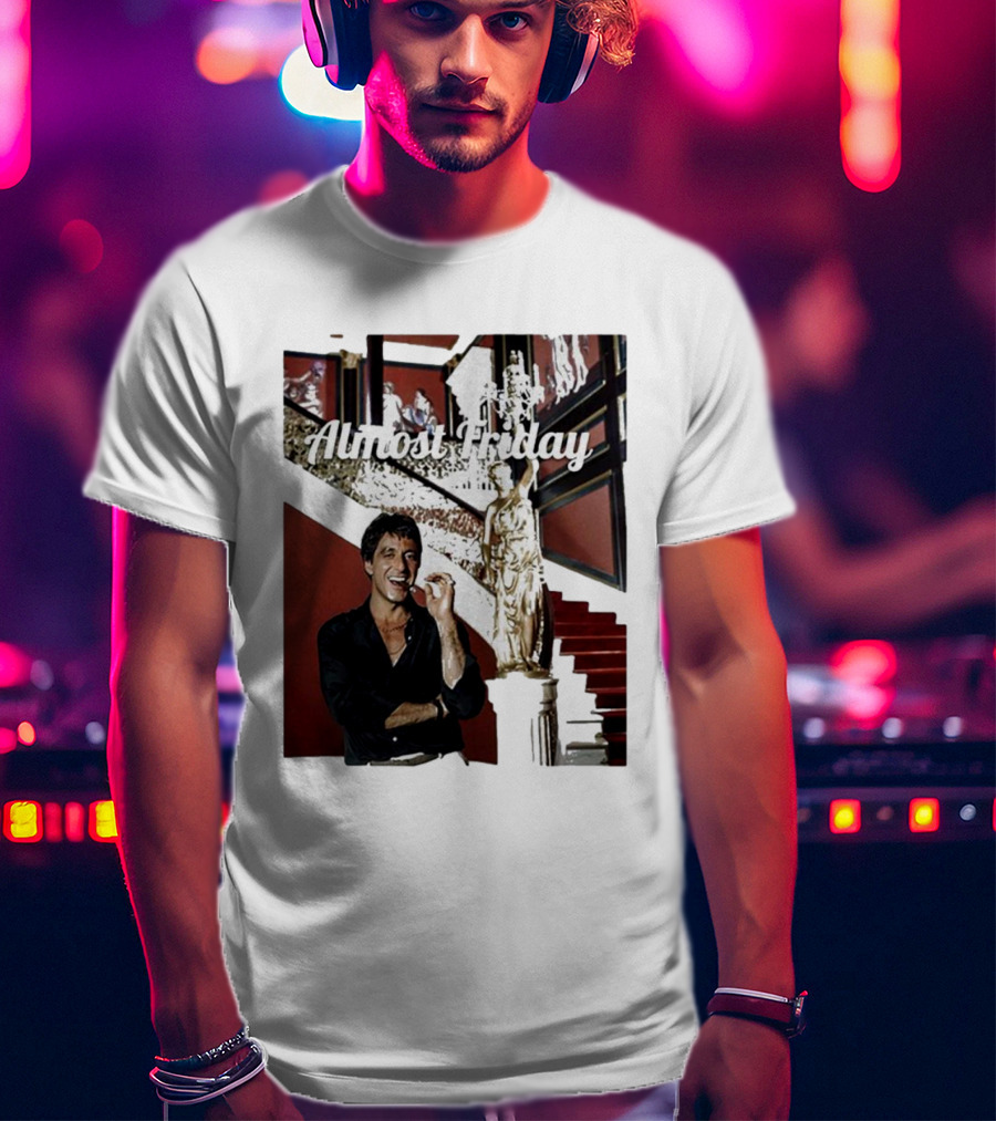 Almost Friday Scarface Mansion Scene T-Shirt