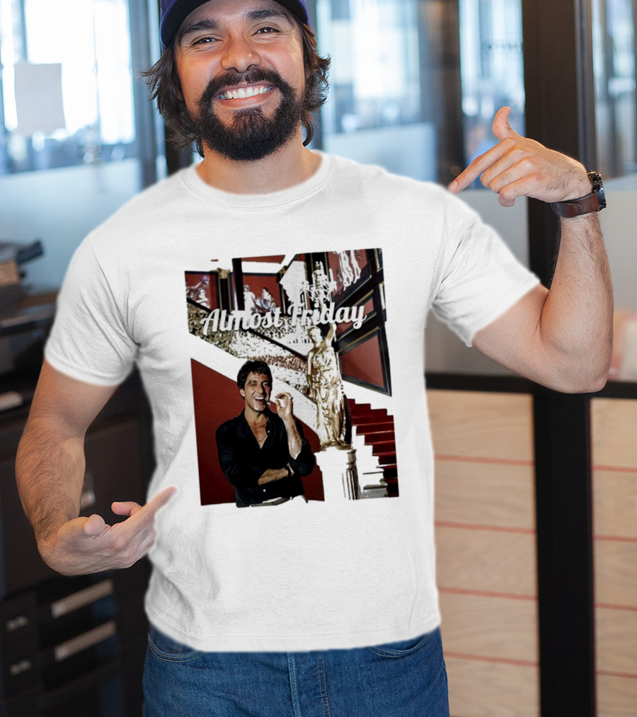 Almost Friday Scarface Mansion Scene T-Shirt