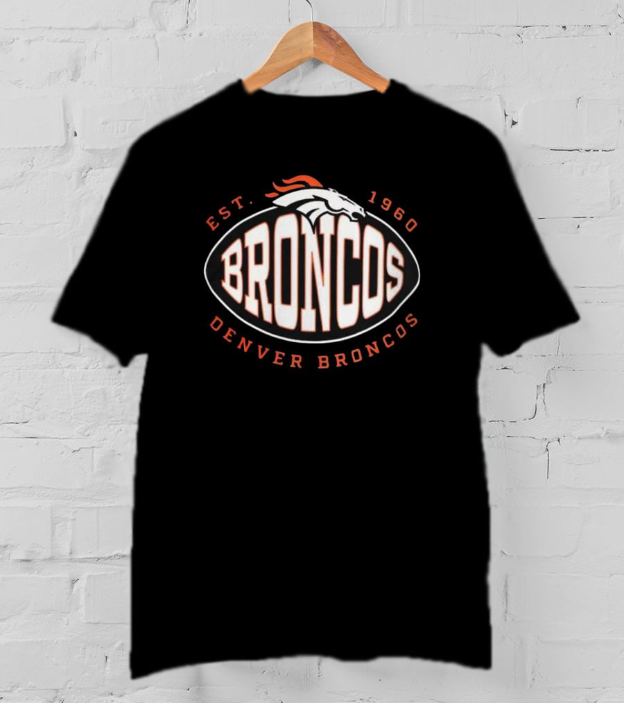 Denver Broncos BRONCOS EST 1960 NFL Trap Boss X T-Shirt