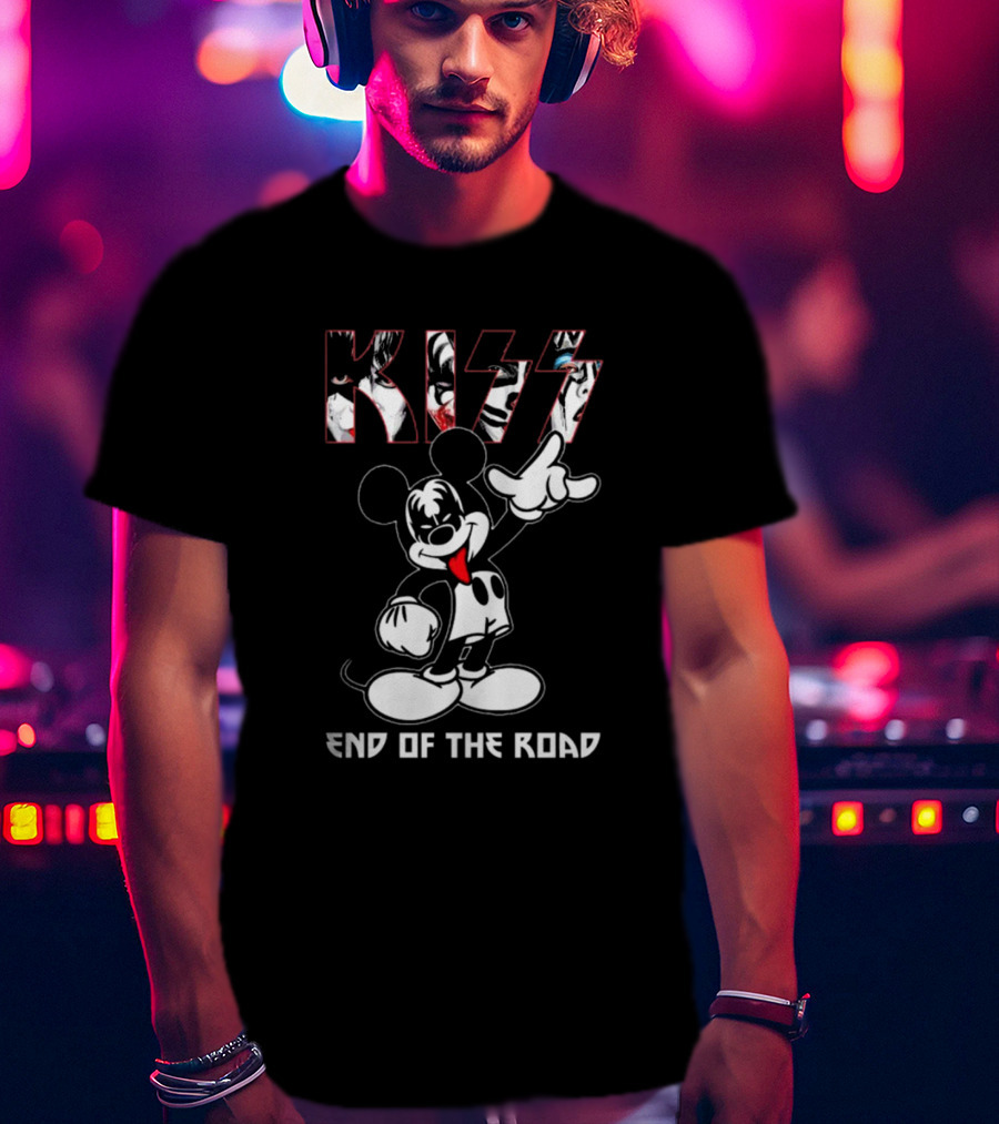 Kiss Band Mickey End Of The Road T-Shirt