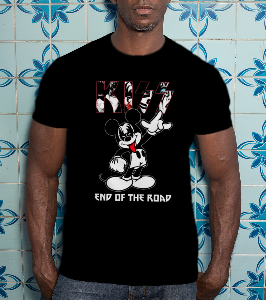 Kiss Band Mickey End Of The Road T-Shirt