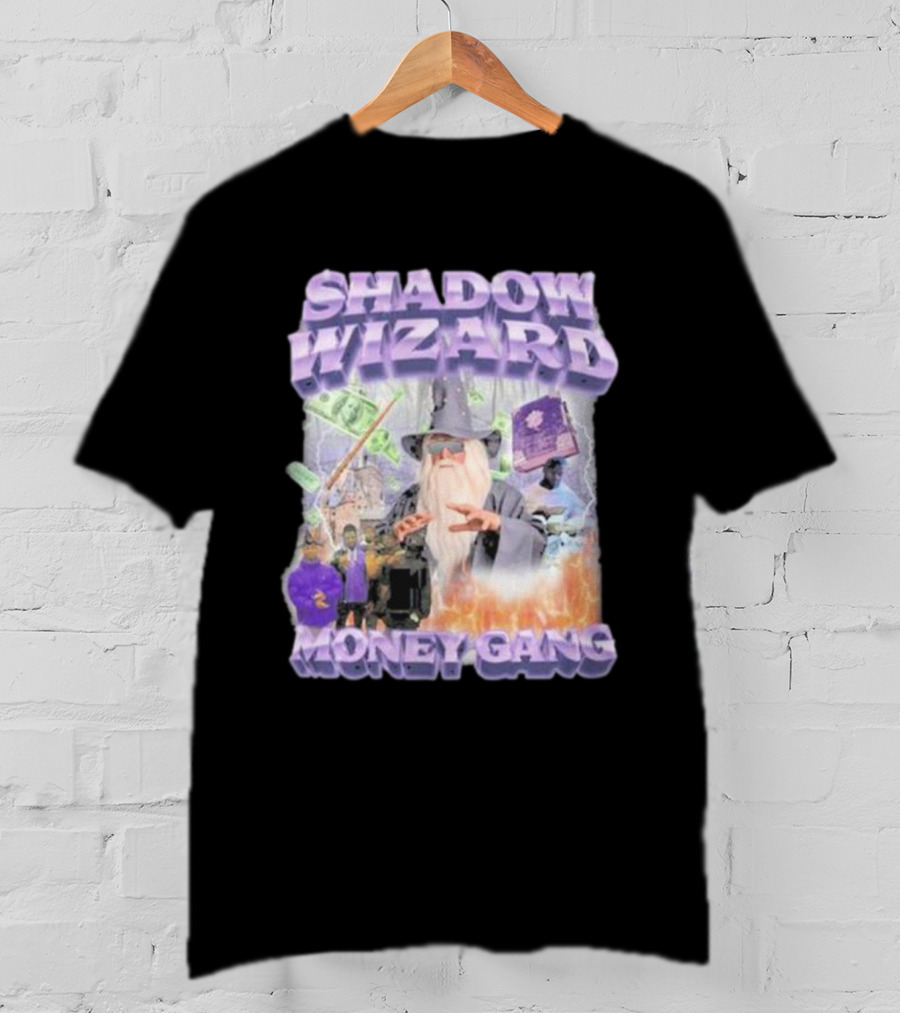 Shadow Wizard Money Gang Swagstimulus Magical Power Dollar Vibes T-Shirt
