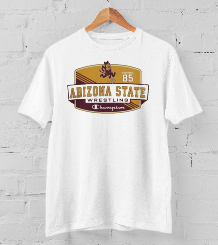 Arizona State Wrestling Established 85 Champion Sun Devils T-Shirt