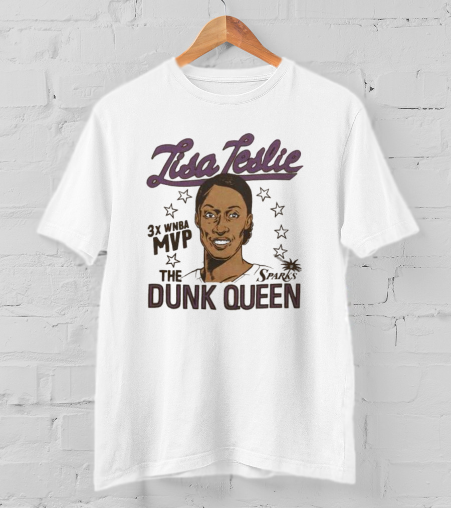 Lisa Leslie 3X WNBA MVP The Dunk Queen Sparks T-Shirt