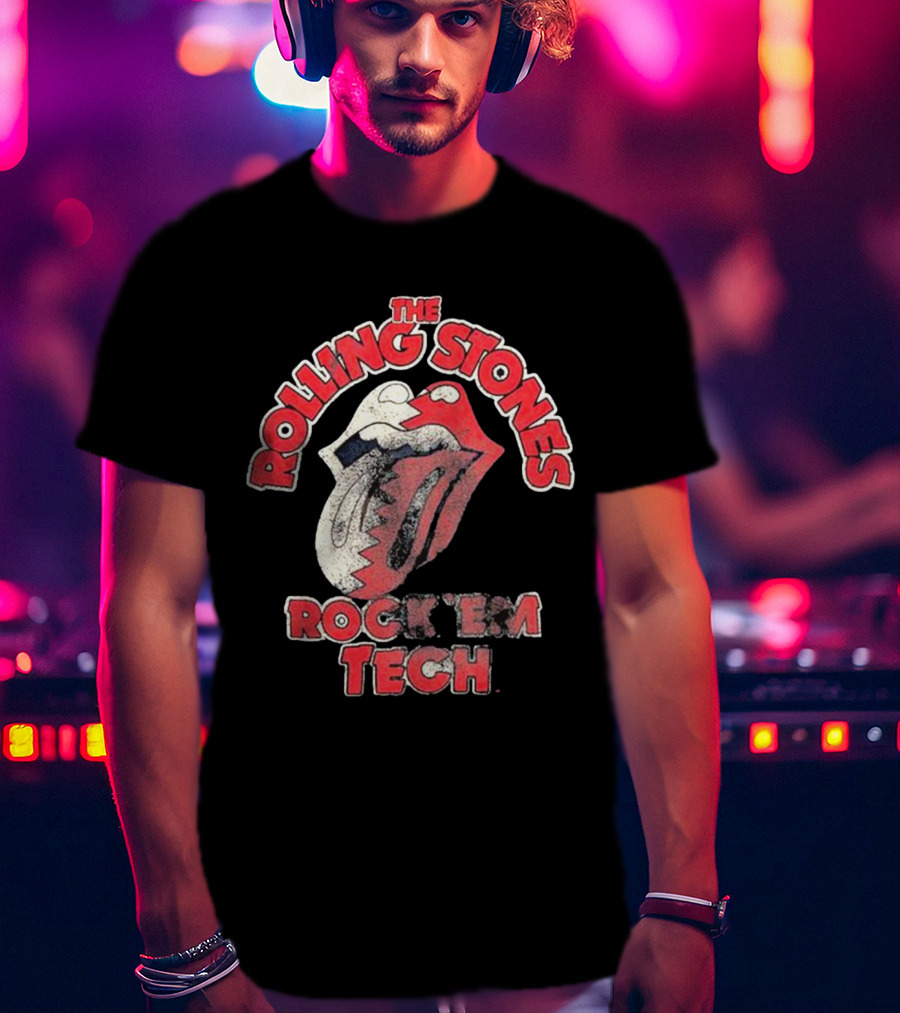 The Rolling Stones Rock 'Em Tech Texas Tech Red Raiders Livy Lu T-Shirt