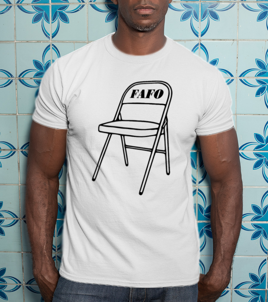 FAFO Folding Chair Alabama Meme Boat Brawl T-Shirt