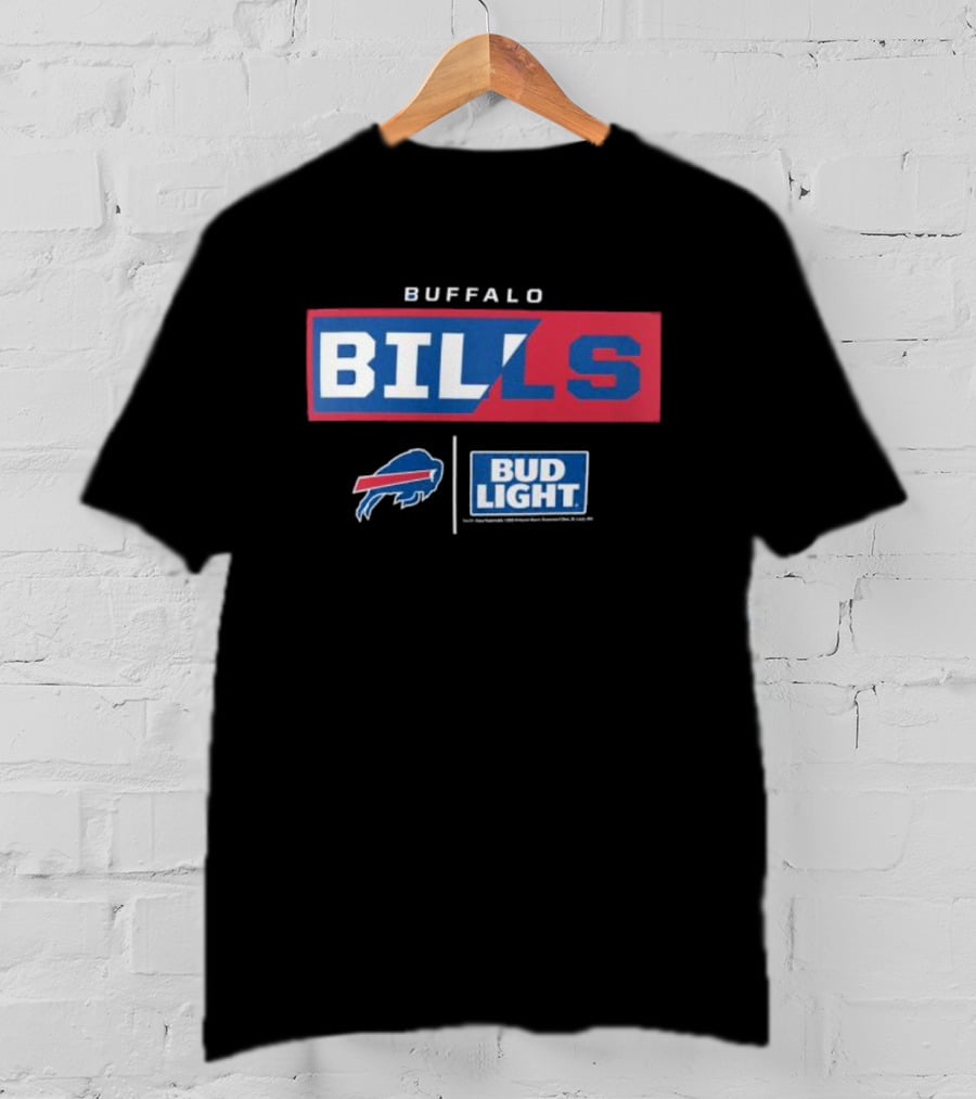 Buffalo Bills Bud Light NFL Collaboration T-Shirt