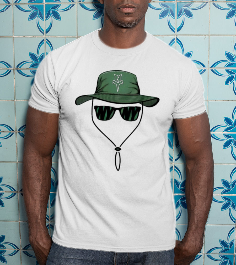 Gilligan Hat And Sunglasses With Green NY Mystics T-Shirt