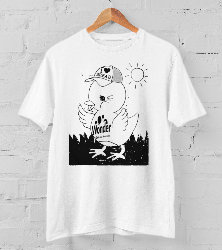Wonder Bread Duck I Love Bread T-Shirt
