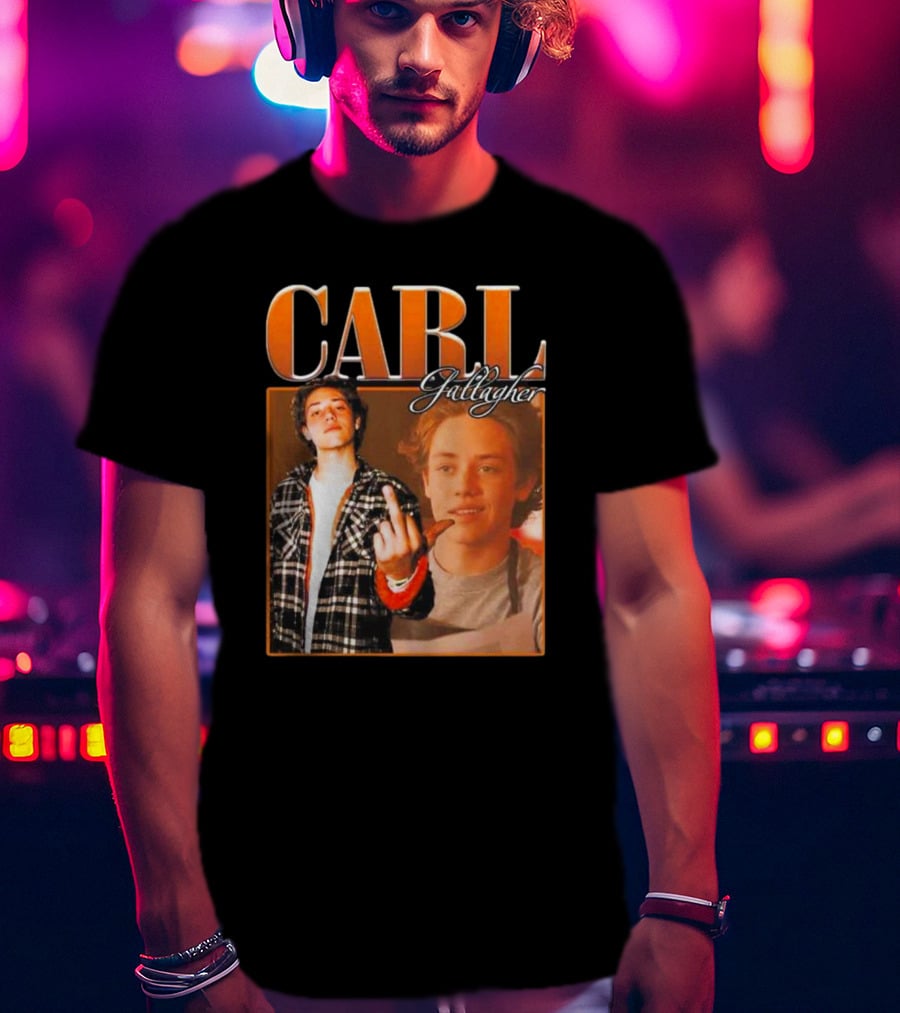 Carl Gallagher Shameless Character Image Collection T-Shirt