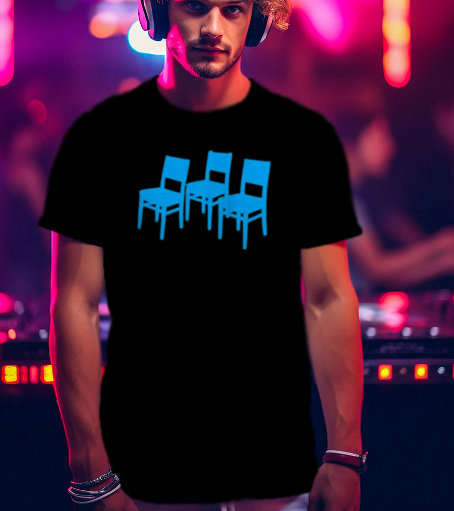 Rylee's Evil Blue Chairs Trio T-Shirt