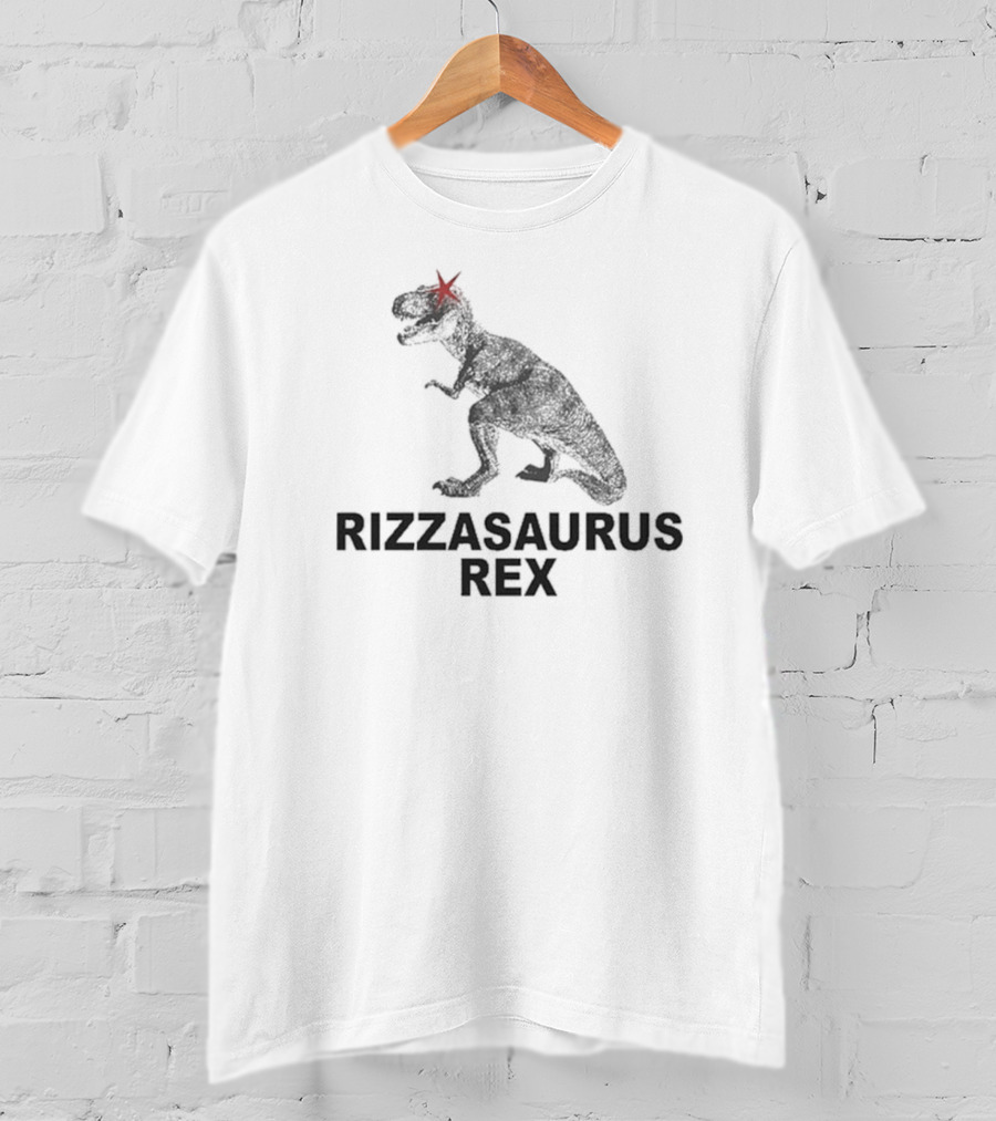 Rizzasaurus Rex Dinosaur With Star Eye T-Shirt