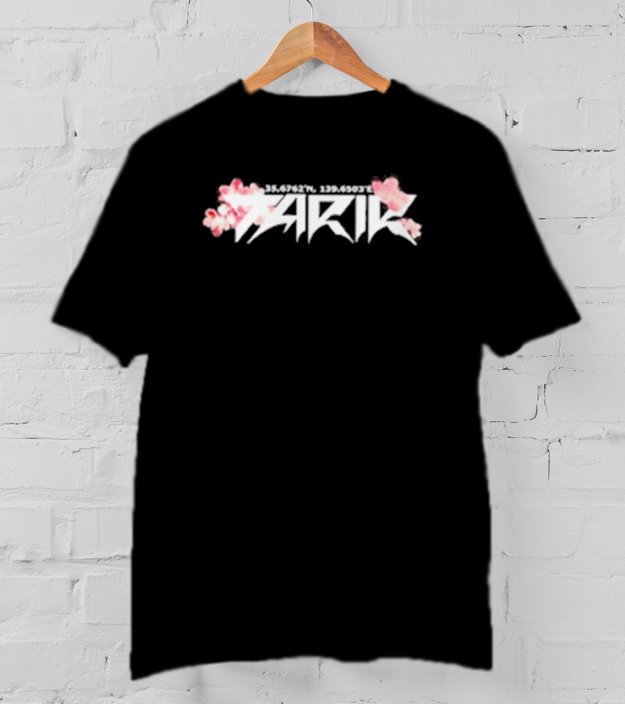 TARIK 35.6762°N 139.6503°E Floral Blossom T-Shirt