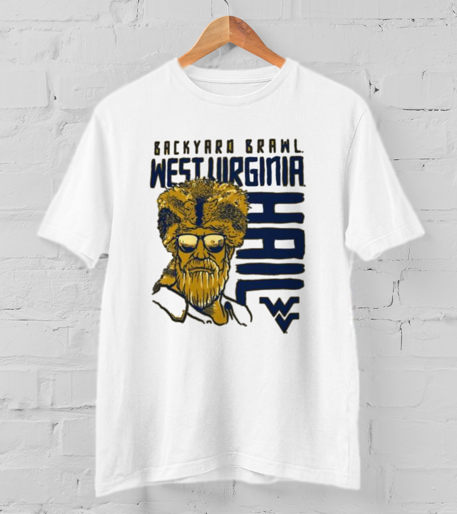 Backyard Brawl West Virginia Hail WVU Mountaineer T-Shirt