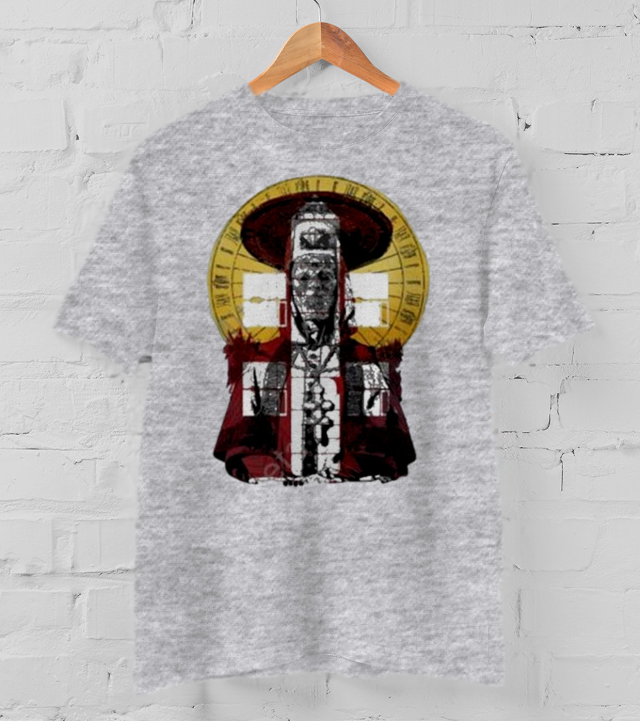 Dozens Of Rebel Moon Roman Numeral Halo Clergyman T-Shirt