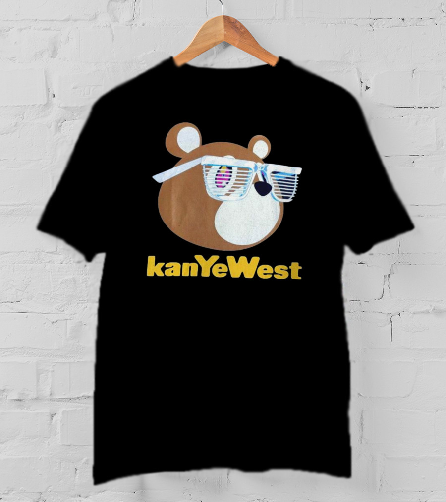 Kanye West Graduation 2007 Merch Mirrored Bear T-Shirt