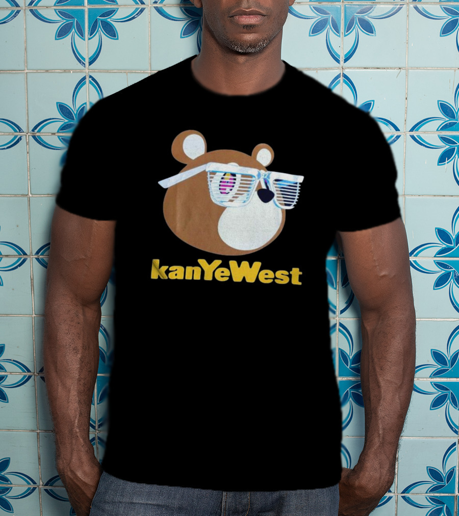 Kanye West Graduation 2007 Merch Mirrored Bear T-Shirt