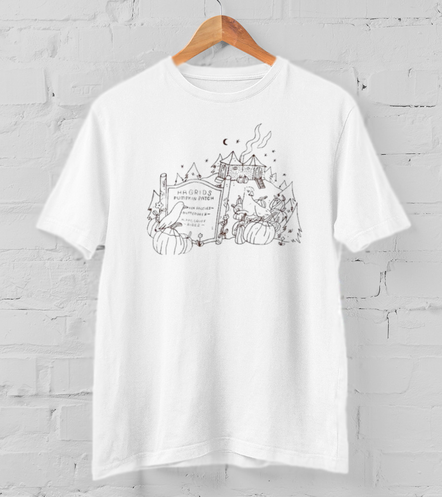 Hagrid's Pumpkin Patch Hippogriff Flight Rides Butterbeer Hogsmeade Valley T-Shirt