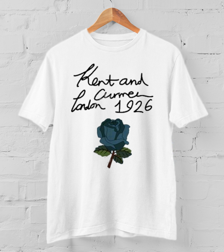 Kent And Curwen London 1926 Blue Rose T-Shirt