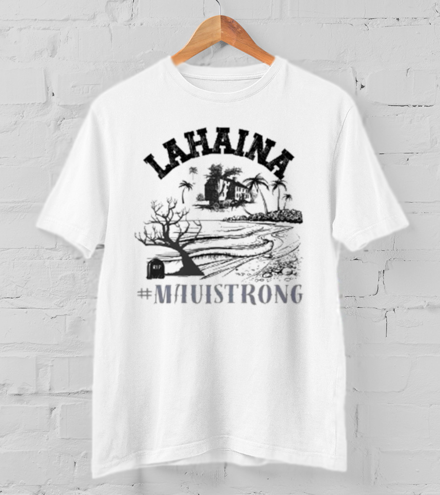 Lahaina Maui Strong Banyan Tree Supportive Wildfire Relief T-Shirt