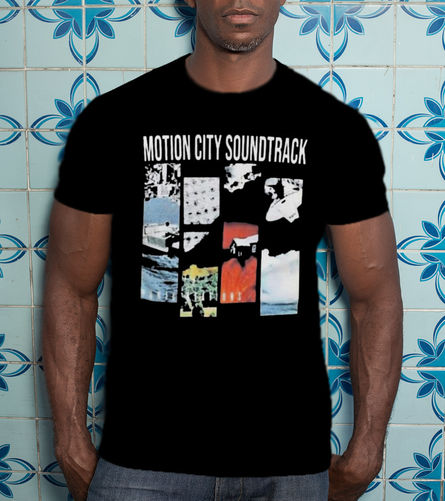 Motion City Soundtrack Panic Stations Album Art Collage T-Shirt