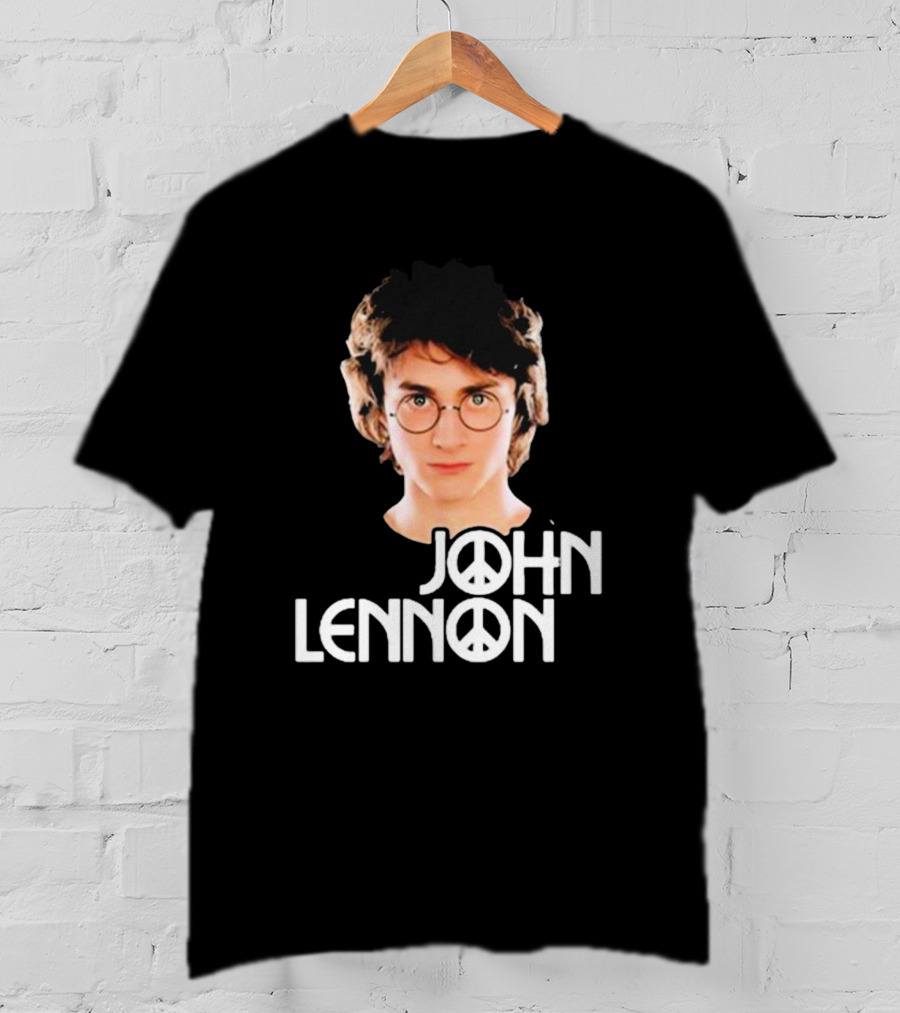 John Lennon Shitheadsteve Peace Symbol Glasses T-Shirt