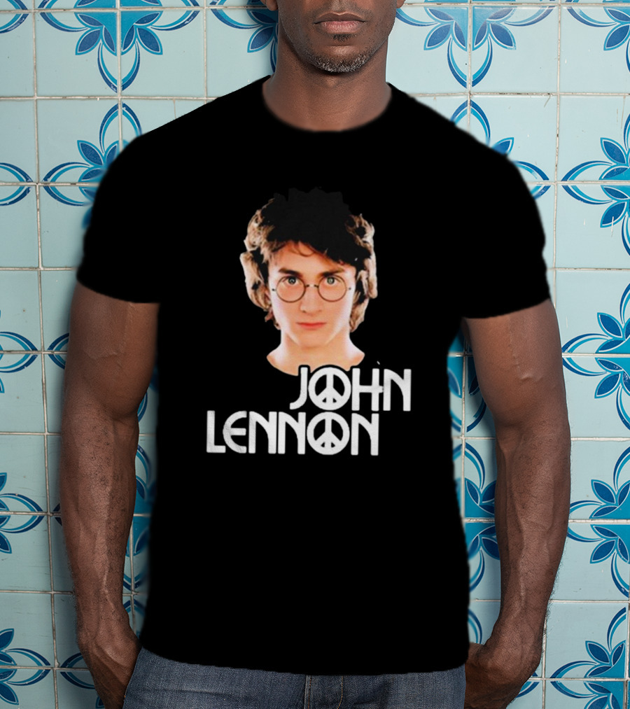 John Lennon Shitheadsteve Peace Symbol Glasses T-Shirt